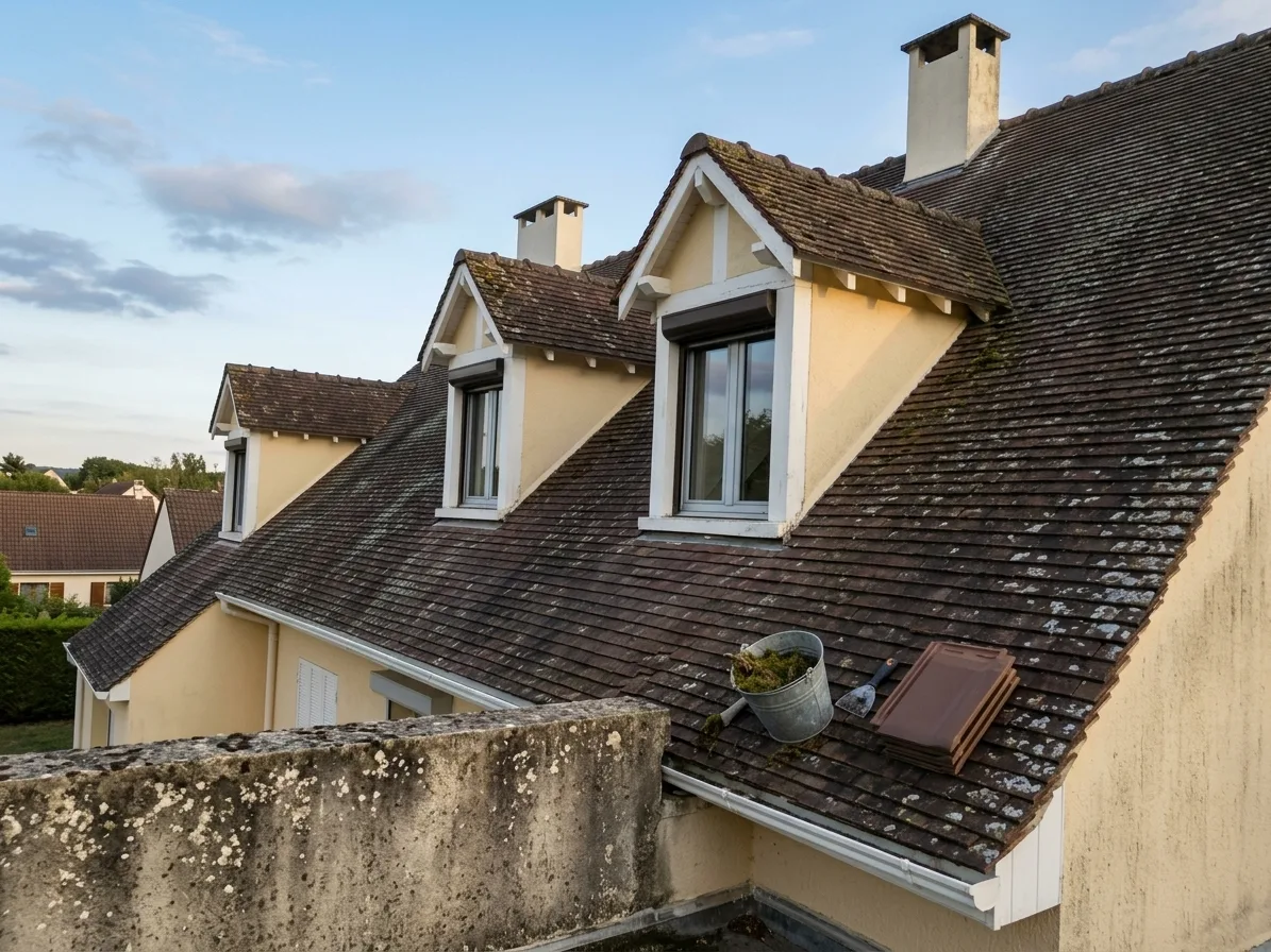 Démoussage de toiture à Lagny-sur-Marne